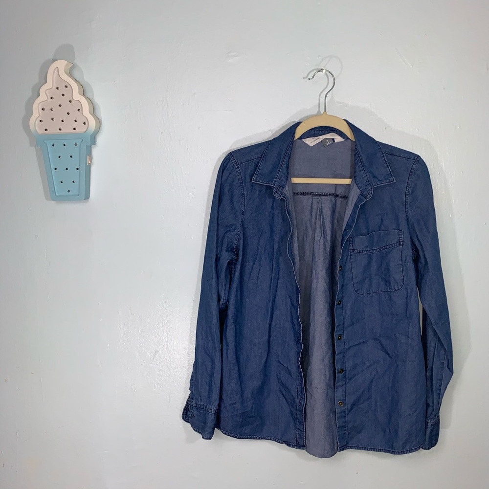 OLD NAVY: Blue Button Down